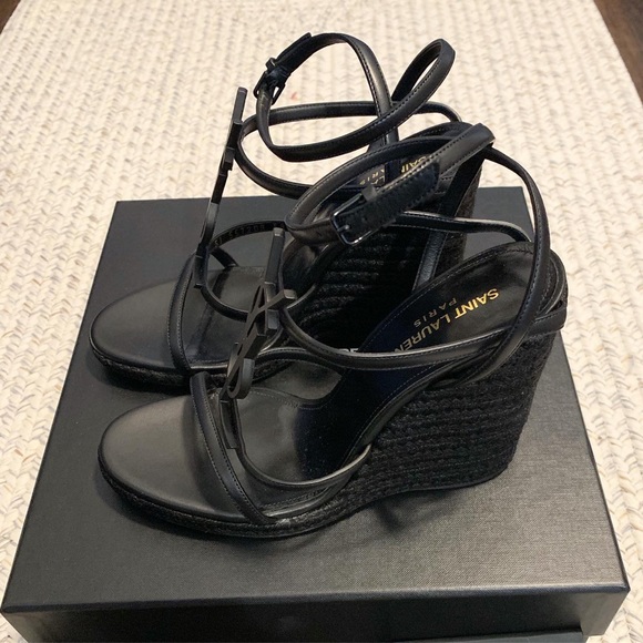 ⛔️SOLD⛔️NIB Saint Laurent Cassandra Wedge Size 9US - Picture 4 of 6